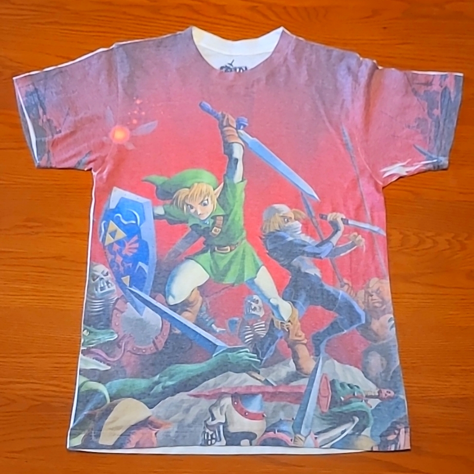 Tee Shirt Legend Of Zelda Ocarina If Time